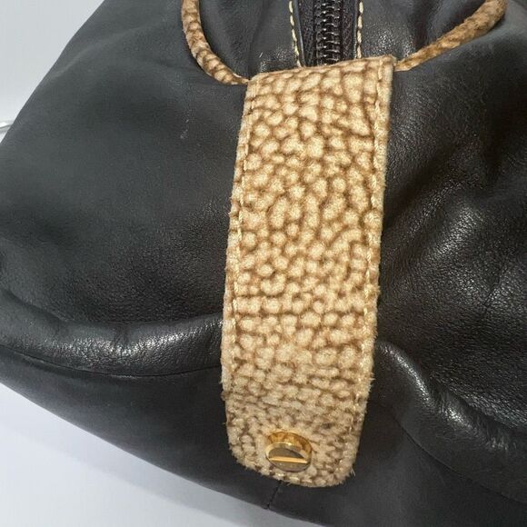 Borbonese Redwall Soft Leather Dome Bag - Picture 7 of 13